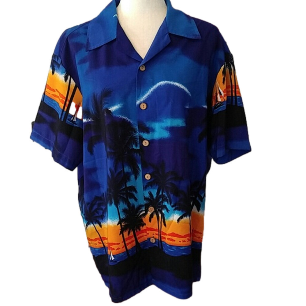 Vintage Kennington Camp Hawaiian Shirt L